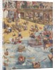 Illustration of animals at the beach by Anonymous