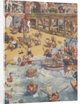 Illustration of animals at the beach by Anonymous