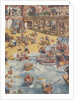 Illustration of animals at the beach by Anonymous