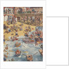 Illustration of animals at the beach by Anonymous