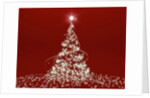 Christmas tree shaped by Anonymous