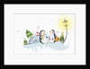 Christmas and winter scape by Anonymous