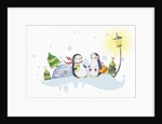 Christmas and winter scape by Anonymous