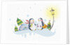Christmas and winter scape by Anonymous