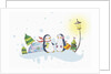 Christmas and winter scape by Anonymous