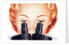 Scientist looking into microscope by Anonymous