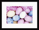 Coloured Easter eggs by Anonymous