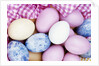 Coloured Easter eggs by Anonymous