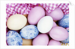 Coloured Easter eggs by Anonymous
