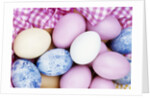 Coloured Easter eggs by Anonymous