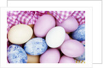 Coloured Easter eggs by Anonymous