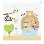 Kids going zoo by Anonymous