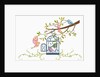 Flower background in illustration by Anonymous