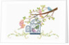 Flower background in illustration by Anonymous
