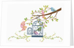 Flower background in illustration by Anonymous