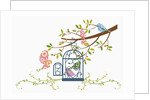 Flower background in illustration by Anonymous
