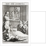 Kings Agis and Cleomenes of Sparta. Engraving by M Burg