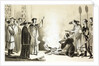 Book burning by a Manchu official by Anonymous