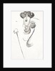 Oscar Wilde, the Irish dramatist, writer and poet. A caricature by Max Beerbohm showing his extravagent haircut, style of dress and his trademark cane. by Anonymous