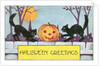 Hallowe'en Greetings postcard by Anonymous