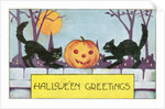 Hallowe'en Greetings postcard by Anonymous