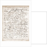 Facsimile of signatures on the Declaration of Independence by Anonymous