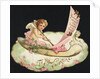 Victorian valentine with cupid by Anonymous