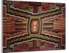 Early Nazca cotton mantle with design representing sun deity by Anonymous