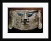 Gold Lambayeque burial mask with copper inlay eyes by Anonymous