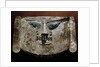 Gold Lambayeque burial mask with copper inlay eyes by Anonymous