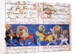 Islamic illustrated manuscript of the Romance of Varqa and Gulshah by Corbis