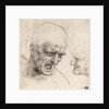 Study for the Heads of Two Soldiers in the Battle of Anghiari by Leonardo da Vinci