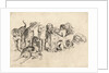 Study of Eleven Hounds by Wenceslas Hollar