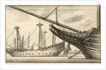 Masted Ships of the Dutch East Indies by Wenceslas Hollar