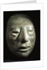 Mayan jade portrait head by Anonymous