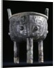 Shang Dynasty archaic bronze ding vessel by Anonymous