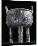Shang Dynasty archaic bronze ding vessel by Anonymous