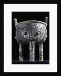 Shang Dynasty archaic bronze ding vessel by Anonymous