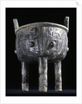 Shang Dynasty archaic bronze ding vessel by Anonymous