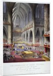 Coronation of Queen Victoria in Westminster Abbey by Anonymous