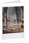 Coronation of Queen Victoria in Westminster Abbey by Anonymous