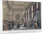 The Great Hall of the Bank of England by Augustus Charles Pugin