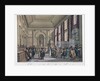 The Great Hall of the Bank of England by Augustus Charles Pugin