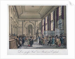 The Great Hall of the Bank of England by Augustus Charles Pugin