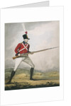 Military figure in the uniform of an unidentified volunteer regiment by Anonymous