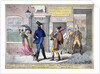 Anglo-Gallic salutations in London, or, practice makes perfect by George Cruikshank