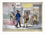 Anglo-Gallic salutations in London, or, practice makes perfect by George Cruikshank