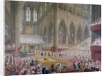 Coronation of George IV at Westminster Abbey by Anonymous