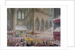 Coronation of George IV at Westminster Abbey by Anonymous