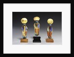 Three Egyptian cobra sculptures by Anonymous